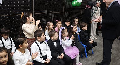 Çayırova'da çocuk kulüplerinde karne coşkusu