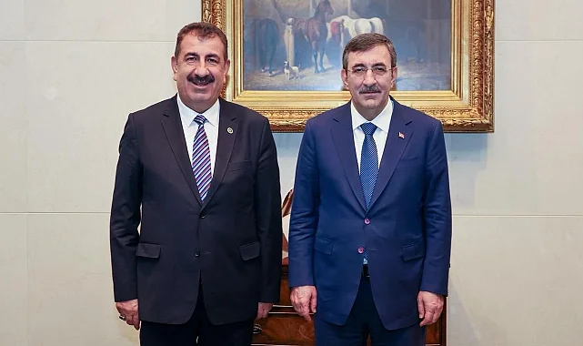 Cumhurbaşkanı Yardımcısı Yılmaz TÜRKYED'i kabul etti