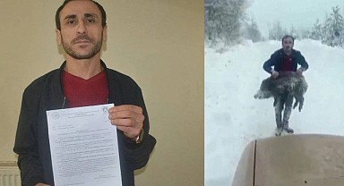 Eliyle domuz yakalayan vatandaşa şok ceza