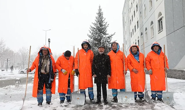 Kayseri Kocasinan ekipleri 7/24 görevde