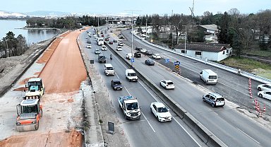 Kocaeli'de Başiskele Koridor Projesi'nde ilk bağlantı trafiğe açıldı