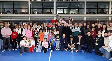 Konya Karatay'da tenis heyecanı ödülle taçlandı