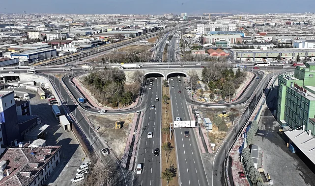Konya'da Marangozlar Kavşağı faaliyette