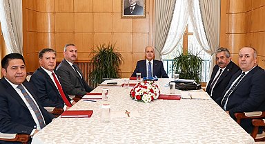 Kurtulmuş, siyasi parti temsilcileriyle rapor için buluştu