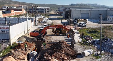 Manisa'da Karaosmanoğlu Sanayi Sitesi'nin çeyrek asırlık altyapısı çilesi son buluyor