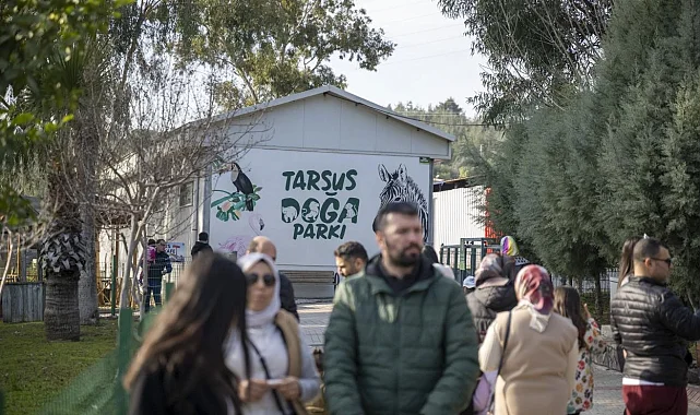 Mersin'de Tarsus Doğa Parkı yarıyıl tatilinde binlerce ziyaretçiyi ağırladı