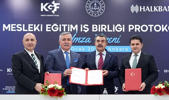 Mesleki eğitimde girişimcilik desteği... 3,7 milyar TL'lik protokol imzalandı