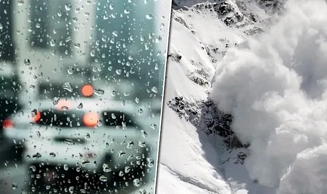 Meteoroloji'den kritik uyarılar: Kuvvetli yağış, don ve çığ tehlikesi!