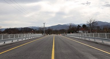 Sakarya Karapürçek Mesudiye Köprüsü yenilenen yüzüyle hizmete başladı