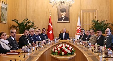 TBMM Başkanı Kurtulmuş'tan Ezidi heyetine: Terörsüz Türkiye başarıya ulaşacak