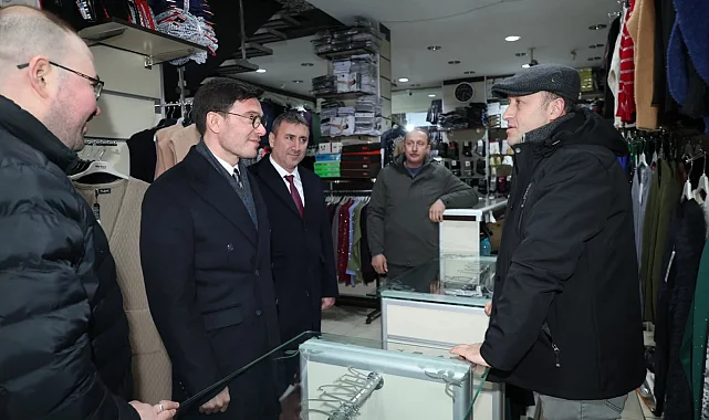 Tokat'ta Başkan Yazıcı'dan esnaf ziyareti