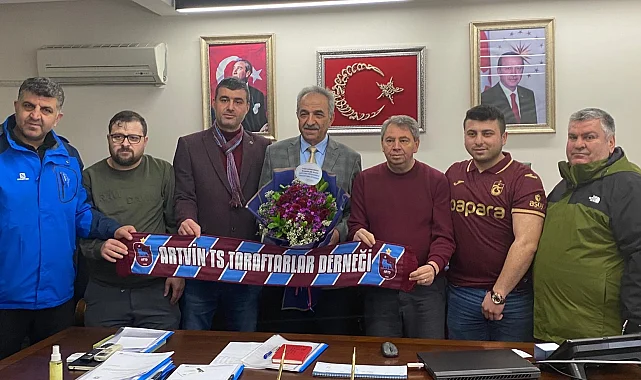 Artvin TS Taraftarları'ndan Yılmaz Boz'a ziyaret