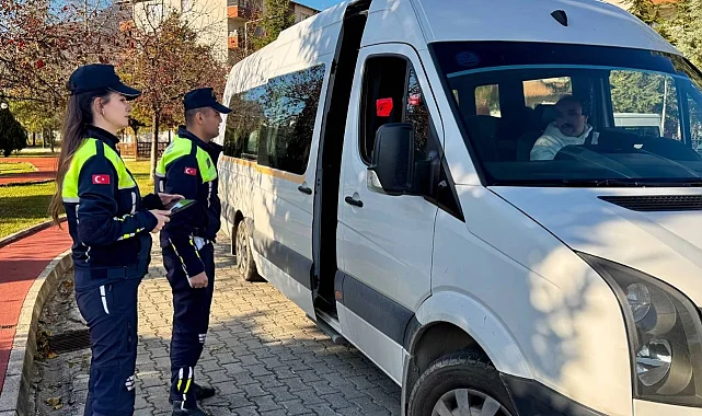Artvin'de servis araçlarına sıkı denetim