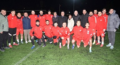 Başkan Şahin'den kritik maç öncesi takıma destek