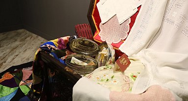 Gaziantep'te "Sandıktan Belleğe: Meral Dai'nin 70 Yıllık Çeyizi" sergisi açıldı