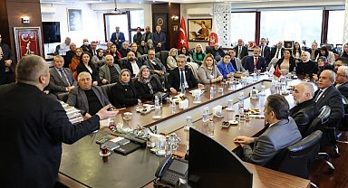 Keçiörenli muhtarlardan Başkan Özarslan'a destek ziyareti