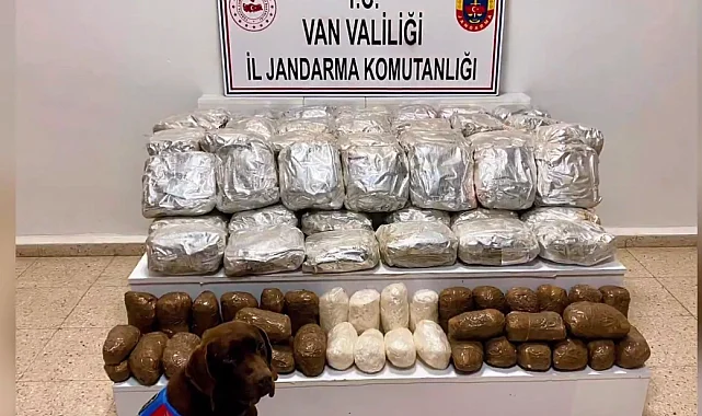 Van ve Hakkari'de 406 kilogram uyuşturucu ele geçirildi