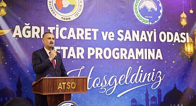 Ağrı'da iş dünyası ATSO iftarında buluştu