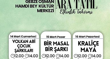 Ara tatil keyfi Gebze'de yaşanacak