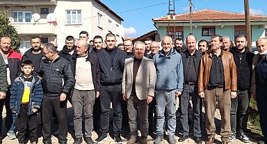 Bilecik Pazaryeri'nde CHP'li genç başkan askere uğurlandı