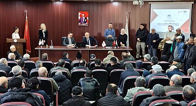 Bursa Gemlik'te çiftçilere bitki koruma ürünleri eğitimi