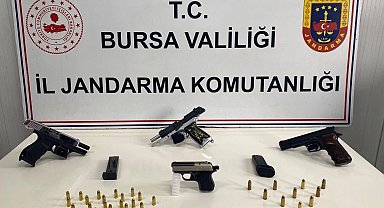 Bursa İnegöl'de ruhsatsız silah operasyonu
