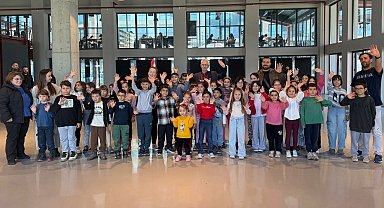 Bursa Nilüfer'de ara tatilde "Çocuklar Depoda"