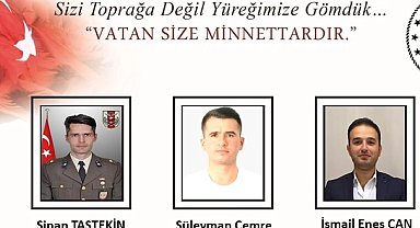 Cumhurbaşkanı Erdoğan'dan helikopter kazasındaki şehitlere taziye mesajı