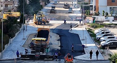 Denizli Gerzele Mahallesi'nde asfalt seferberliği başladı