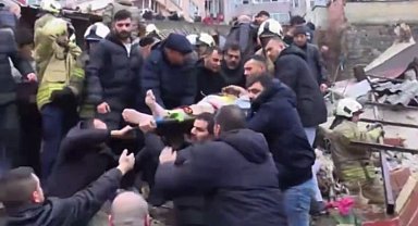 İstanbul Fatih'te doğal gaz patlaması! Mahsur kalanlar kurtarılıyor