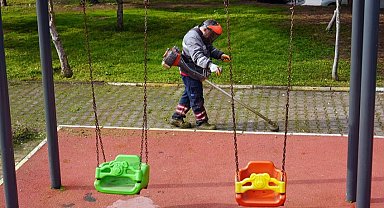 İstanbul Maltepe'de parklar bayrama hazırlanıyor