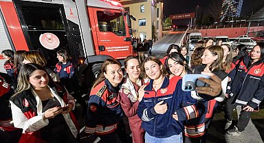 İzmir'de zorlu mesleğin kahramanları ile ESHOT buluşması