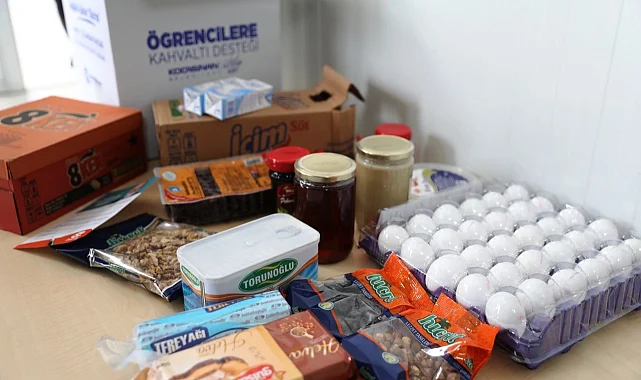 Kayseri Kocasinan'dan öğrencilere ücretsiz kahvaltı kolisi