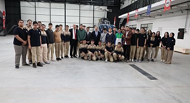 Kayseri Melikgazi'de hava lisesi öğrencilerine tam destek