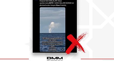 KKTC açıklarında füze' iddiasına yalanlama!
