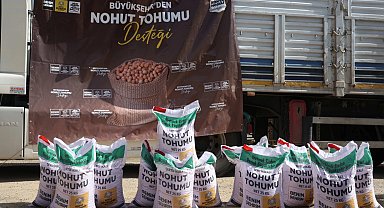 Konya az su isteyen ürünleri yaygınlaştırıyor... Yüzde 50 hibeli nohut tohumları dağıtılıyor