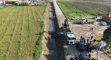 Manisa Saruhanlı'da dere temizlik seferberliği