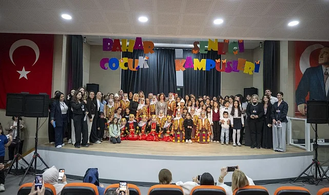 Mersin'de çocuk kampüslerinde bahar coşkusu