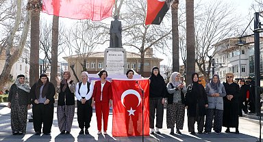 Mudanya'da 8 Mart'a kadın emeği damgası