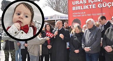 Sinop tek yürek oldu, Uras bebek hayata tutundu!