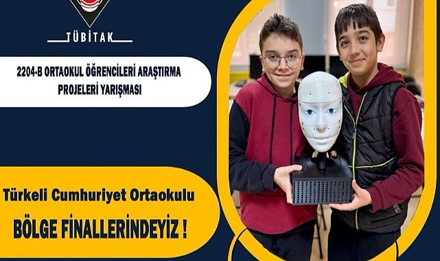 Türkeli'den TÜBİTAK başarısı: Ortaokul öğrencileri bölge finalinde