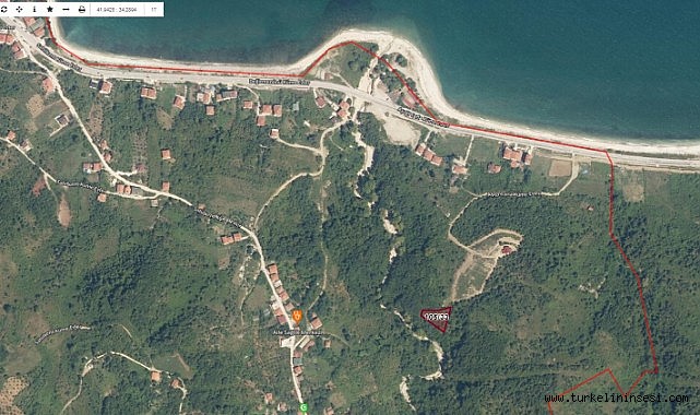 Türkeli Işıklı köyünde sahibinden satılık tarla