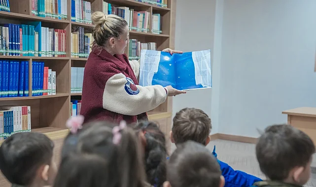 Ankara Keçiören'de minik öğrenciler kütüphane atmosferini yaşadı