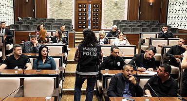 Ankara Keçiören'de özel güvenlik personeline 'Narko Kaan' eğitimi