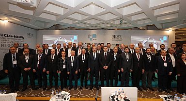 Başkan Altay UCLG MEWA toplantısında konuştu