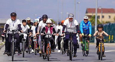 Beylikdüzü'nde pedallar sağlığa çevrildi
