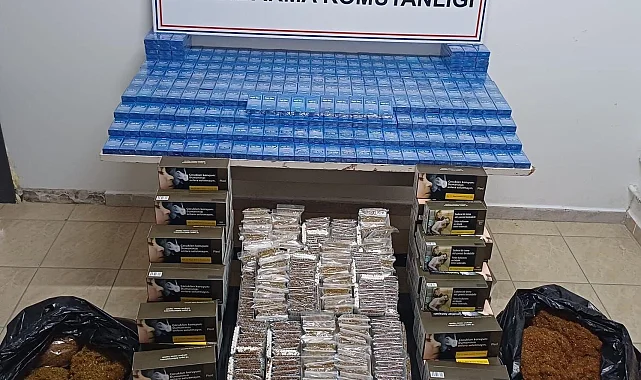 Bursa İnegöl'de binlerce kaçak tütün operasyonu