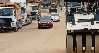 Bursa'da Mustafakemalpaşa'nın üstyapısı yenileniyor