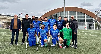 Gebze'de Ampute Futbol Takımı'ndan önemli galibiyet