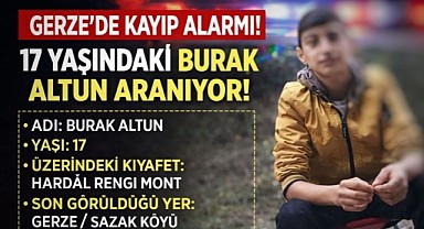 Gerze'de kayıp alarmı! 17 yaşındaki çocuk her yerde aranıyor